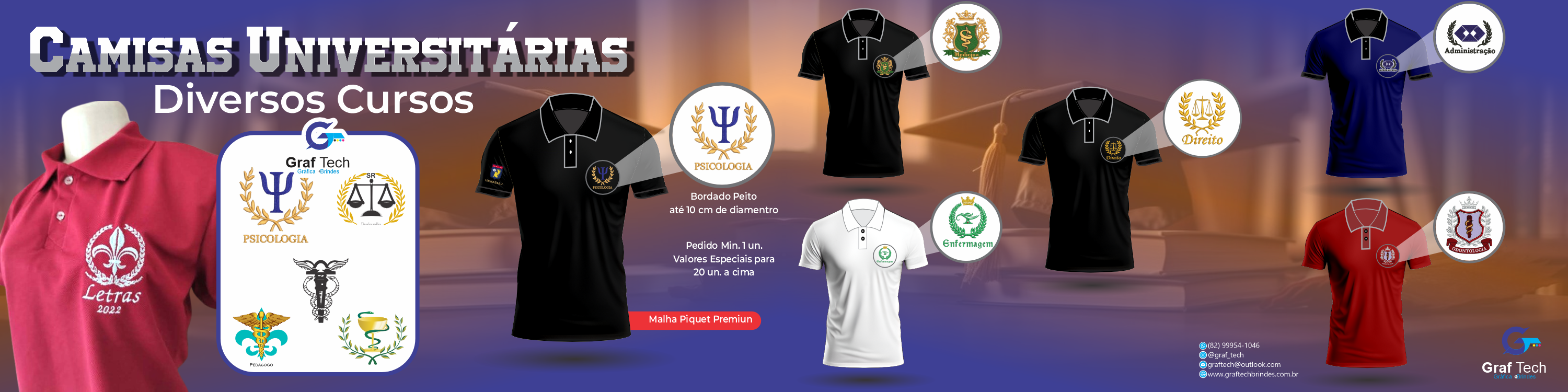 CAMISAS UNIVERSITARIAS