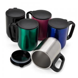 Caneca Inox Parede Dupla 250 ml  A: 9,7 cm  L :  11 cm  C:  22 cm 1 COR Silk Screen  